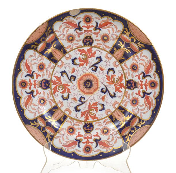 Appraisal: MASON'S IRONSTONE CABINET PLATE WITH IMARI DESIGN