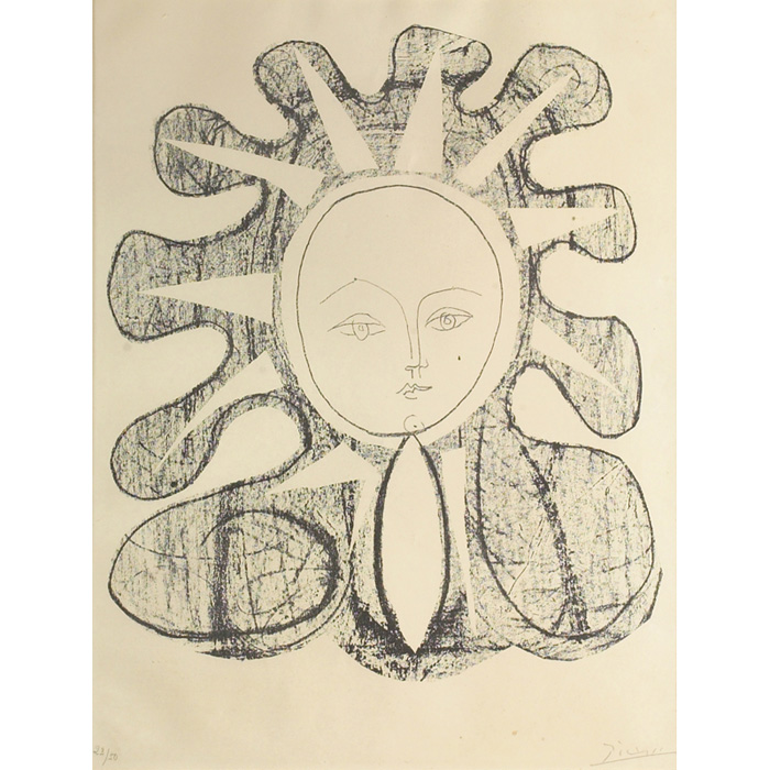 Appraisal: Pablo Picasso Spanish - Francoise au Soleil lithograph Edition x