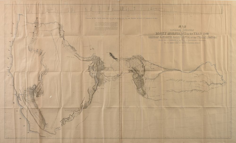 Appraisal: AN ANTIQUE MAP Map of an Exploring Expedition to the