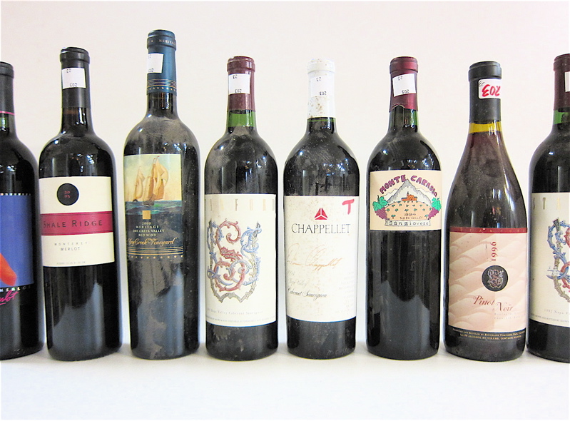 Appraisal: TWENTY-THREE BOTTLES OF VINTAGE OREGON CALIFORNIA AND ITALY WINES OREGON