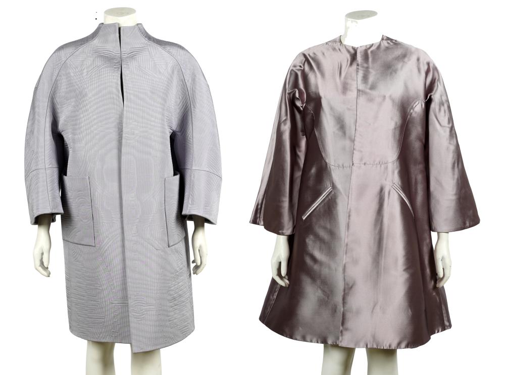 Appraisal: TWO CHADO RALPH RUCCI JACKETSone in lavender quilted silk size