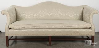 Appraisal: Chippendale style mahogany sofa '' h '' w