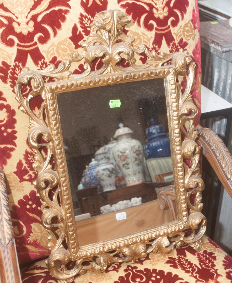 Appraisal: Gilt composition mirror