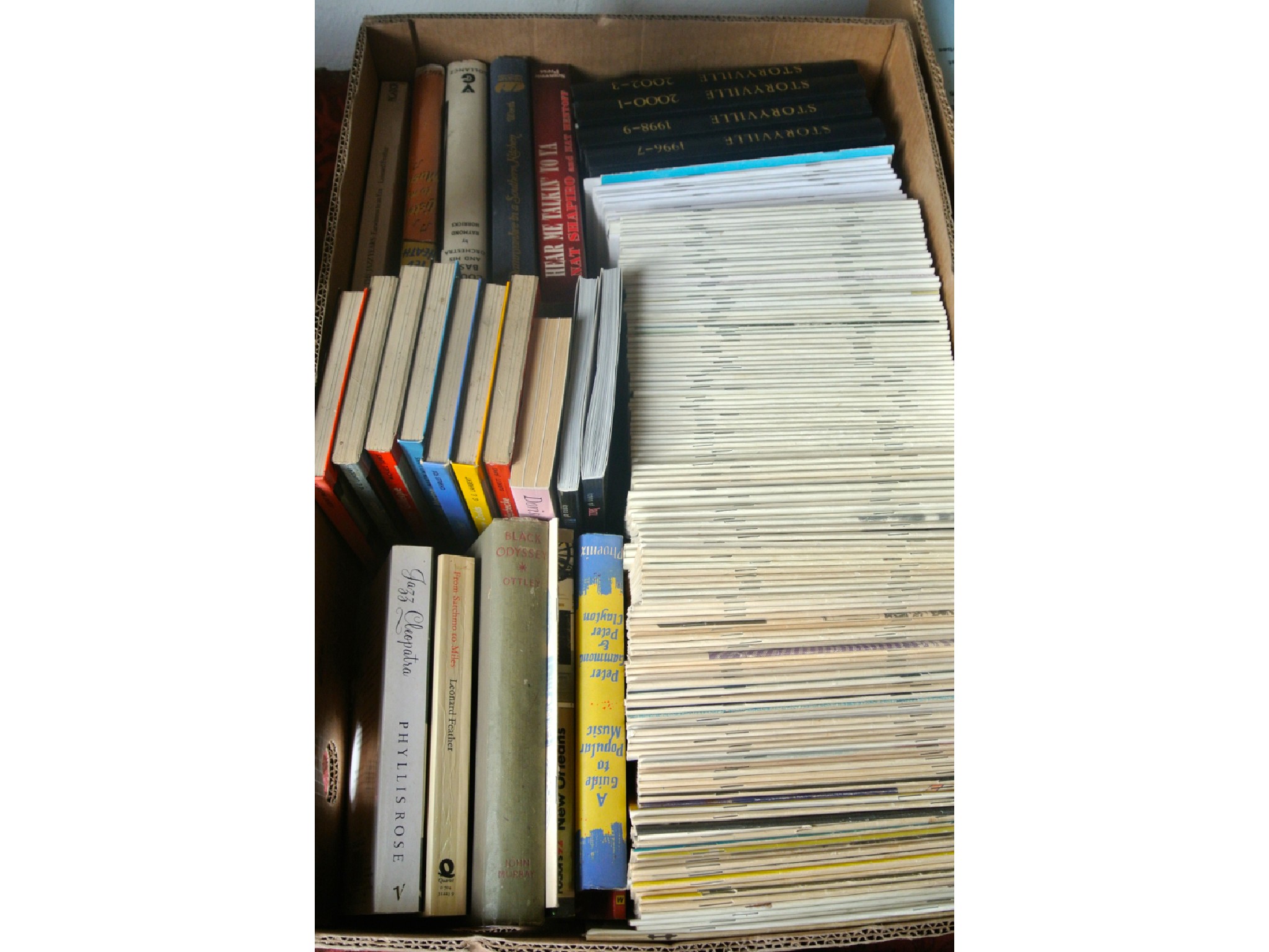 Appraisal: A quantity of jazz related books including a run of