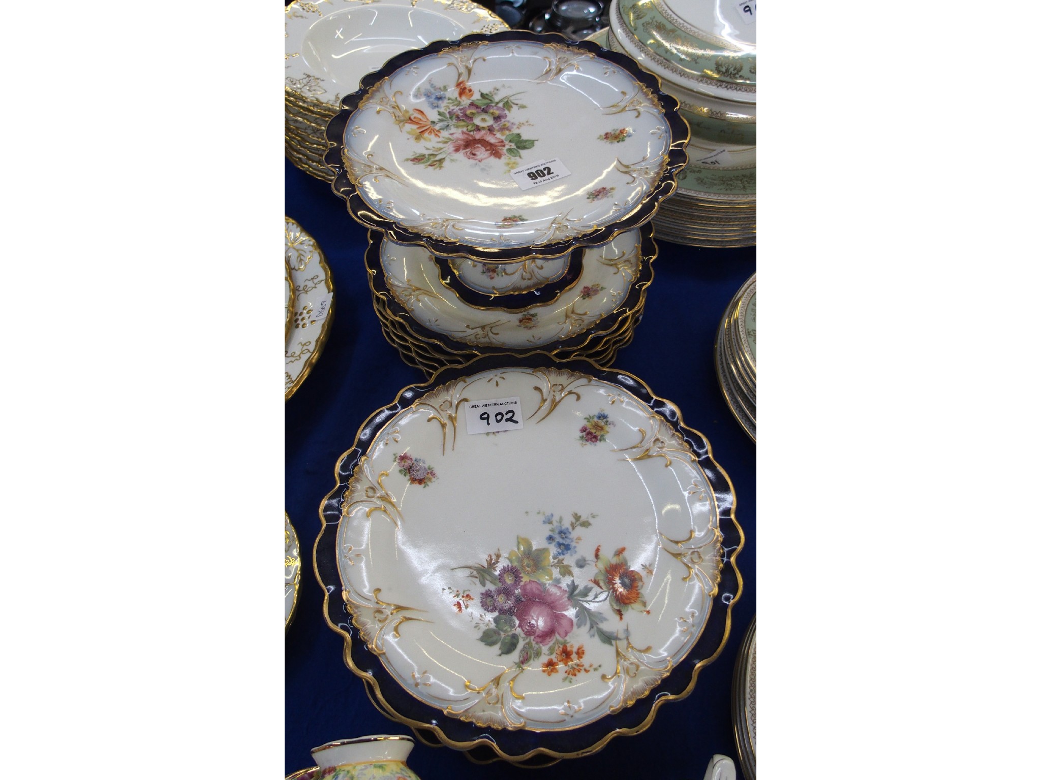 Appraisal: Viennese porcelain dessert service