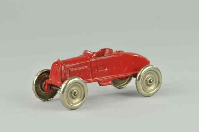 Appraisal: KENTON RACER Cast iron painted red raised '' '' on