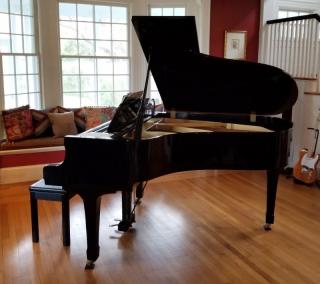 Appraisal: Yamaha Model G Black Lacquer Baby Grand Piano JAPAN NIPPON