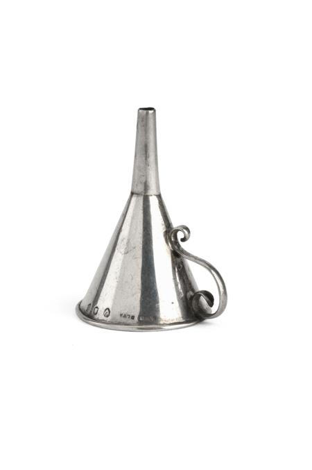 Appraisal: Ballater - a Scottish provincial silver spirit funnel William Robb