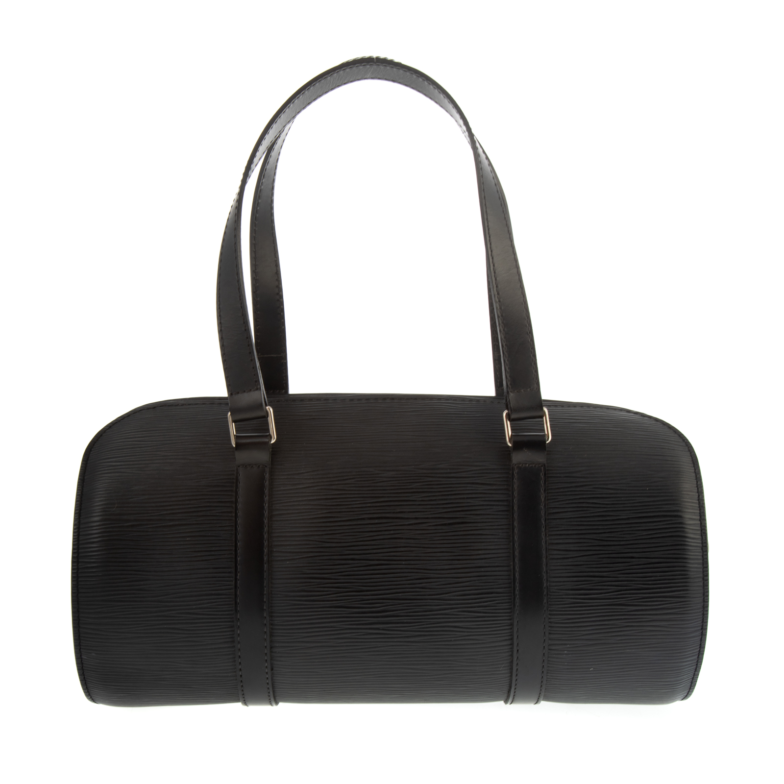 Appraisal: A LOUIS VUITTON EPI SOUFFLOT A black Epi leather Soufflot