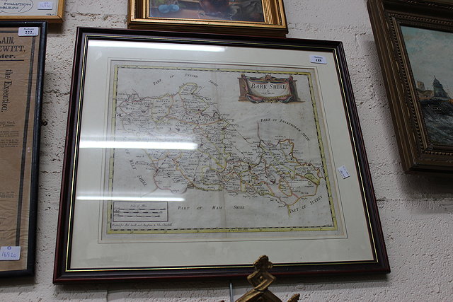 Appraisal: A LATE TH EARLY TH CENTURY MAP of Berkshire by