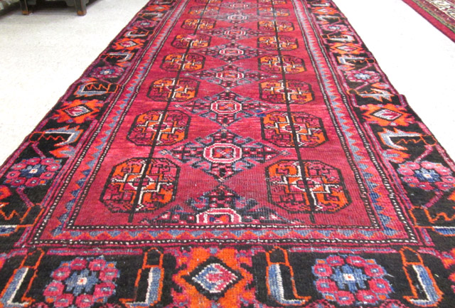 Appraisal: PERSIAN FERDOS HALL RUG South Khorasan Province northeastern Iran hand