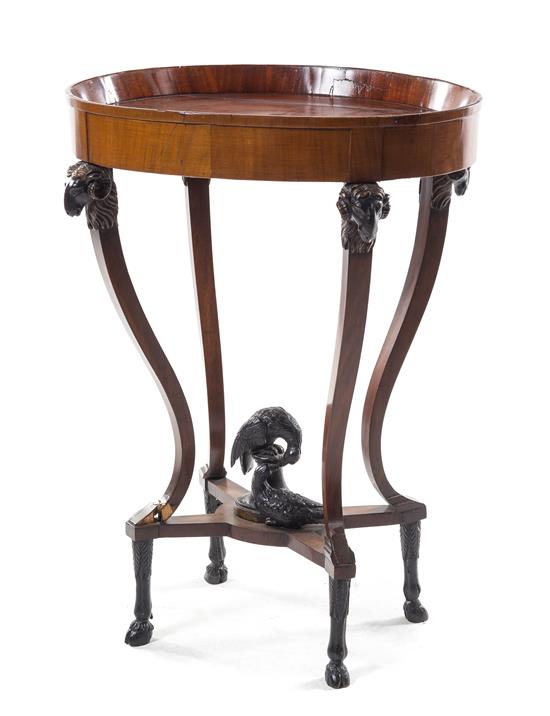 Appraisal: Sale Lot A Continental Mahogany Jardiniere th century having an