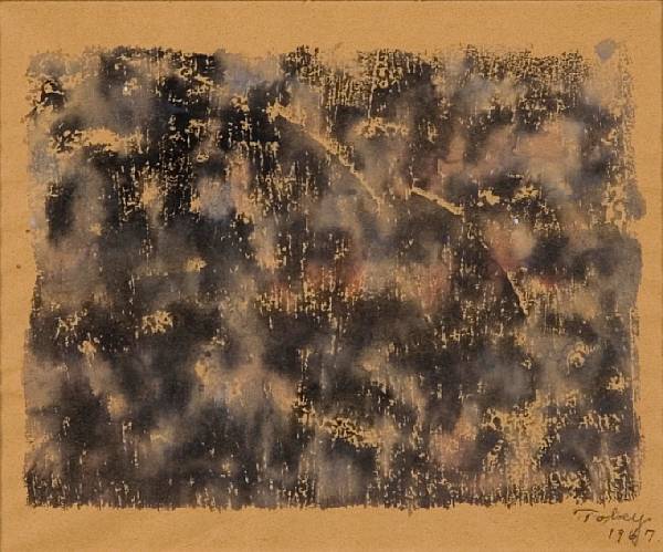 Appraisal: Mark Tobey American - Untitled signed and dated 'Tobey '