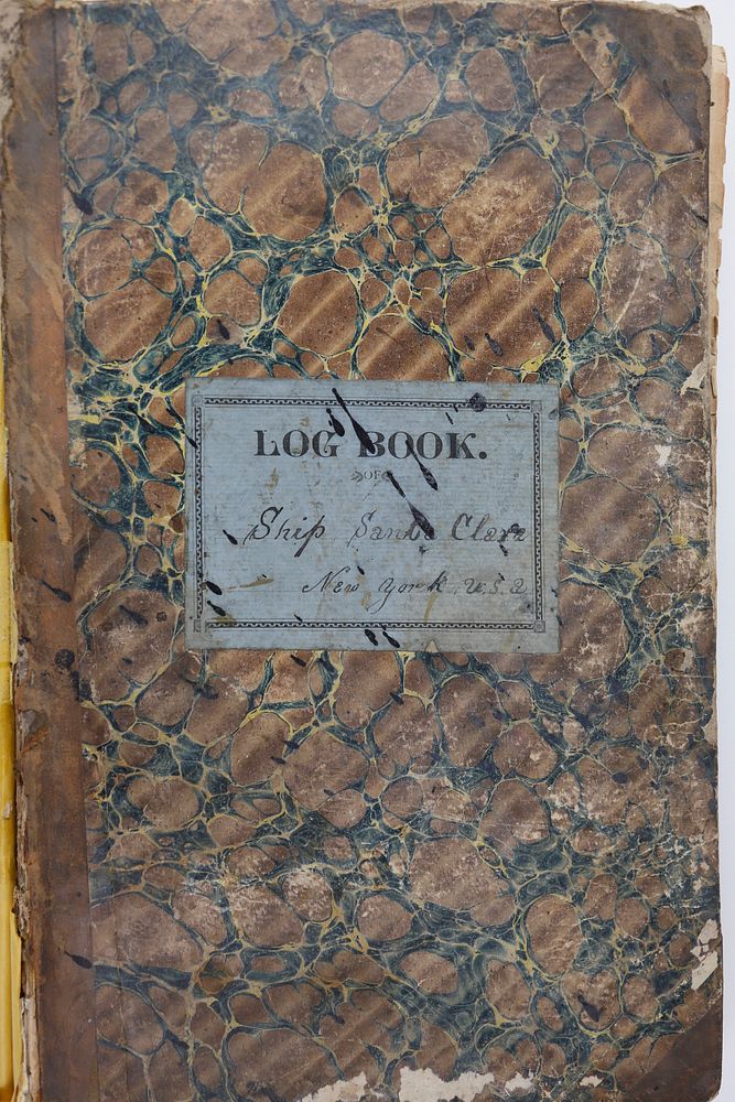 Appraisal: Merchant Log Book of the Ship Santa Clara of New