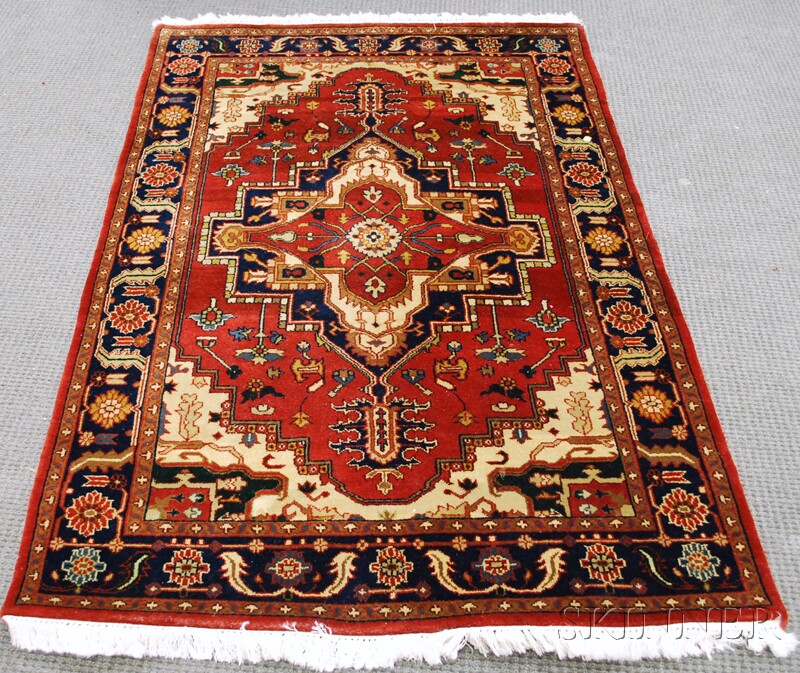 Appraisal: Indo-Heriz Rug th century ft x ft