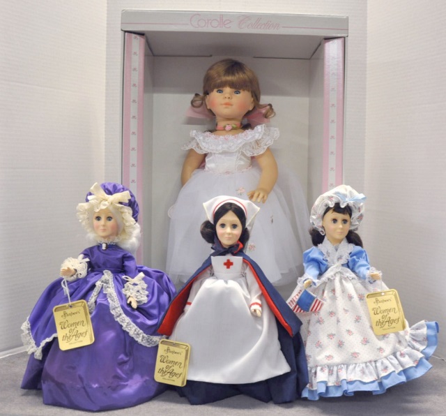 Appraisal: Four Collectible Dolls in VinylIncluding La Danseure a ballerina by