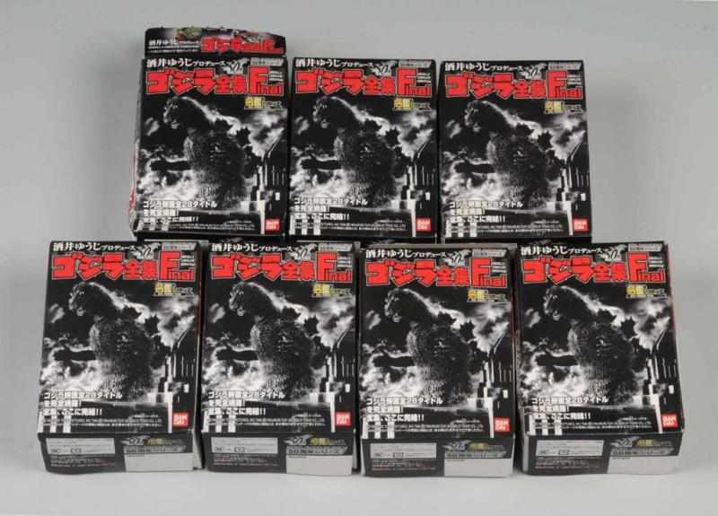 Appraisal: Lot of Boxed Godzilla Candy Toys Description Includes seven Godzilla