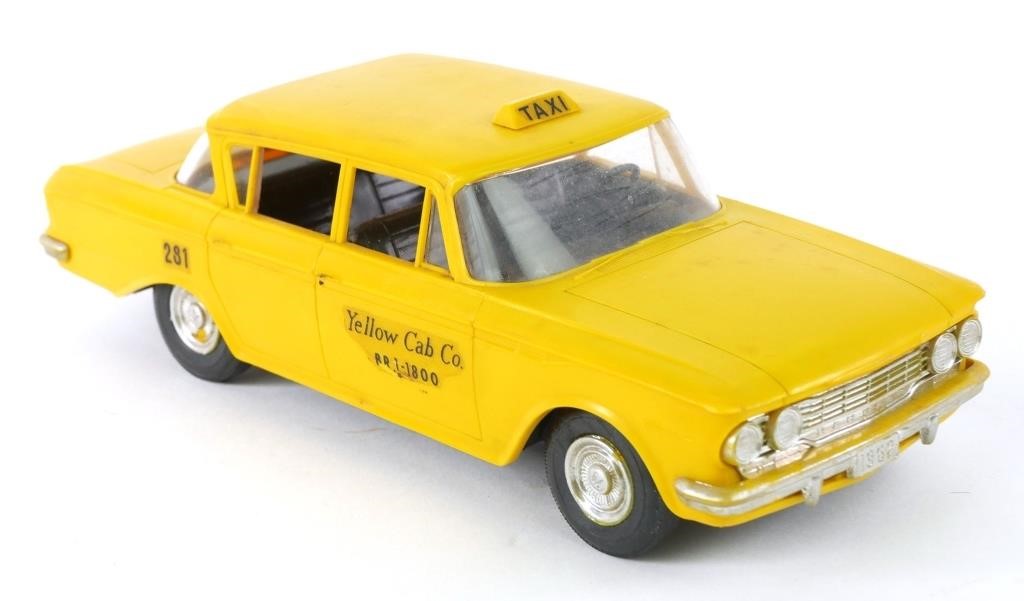 Appraisal: VINTAGE RAMBLER YELLOW CAB DEALER CARYellow Cab model dealer car