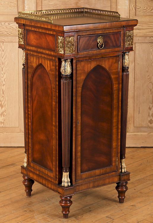 Appraisal: BRONZE MOUNTED MAHOGANY CABINET BY MAITLAND SMITH A bronze mounted