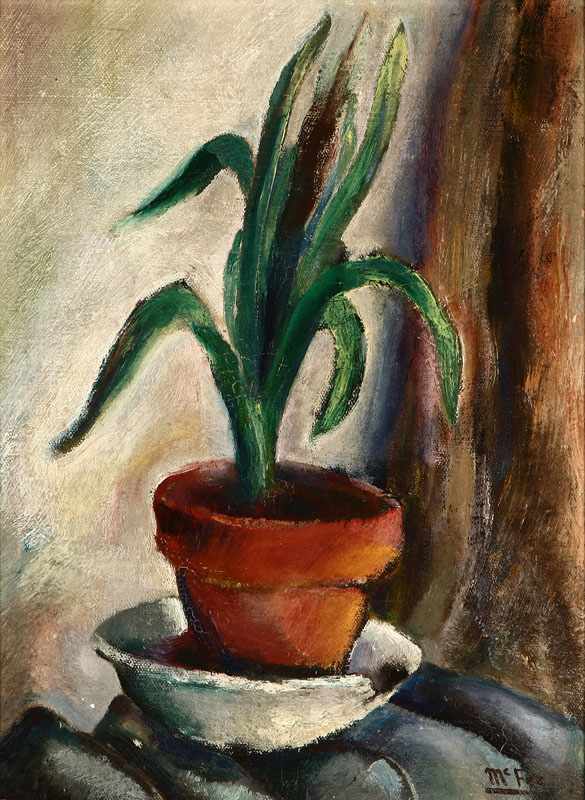 Appraisal: Henry Lee McFee - Altadena CA Still Life with Potted