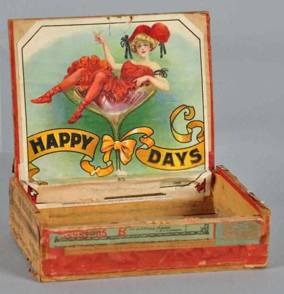 Appraisal: Happy Days Cigar Box Description Rare cigar box featuring a