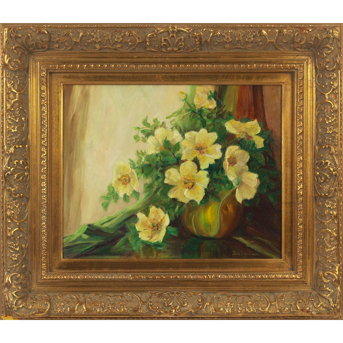 Appraisal: Jessie Evelyn Hoover American - Still Life c oil on