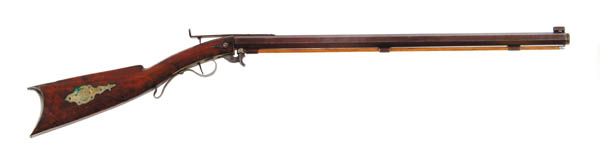 Appraisal: STORY UNDERHAMMER RIFLE Cal octagonal bbl marked A STORY WINDSOR