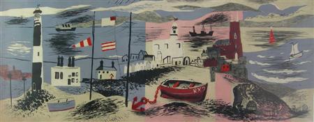 Appraisal: JOHN PIPER BRITISH - NURSERY FRIEZE I Colour lithograph signed