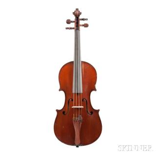 Appraisal: French Violin Jerome Thibouville-Lamy labeled Copie de Nicolaus Amatius Cremoniea