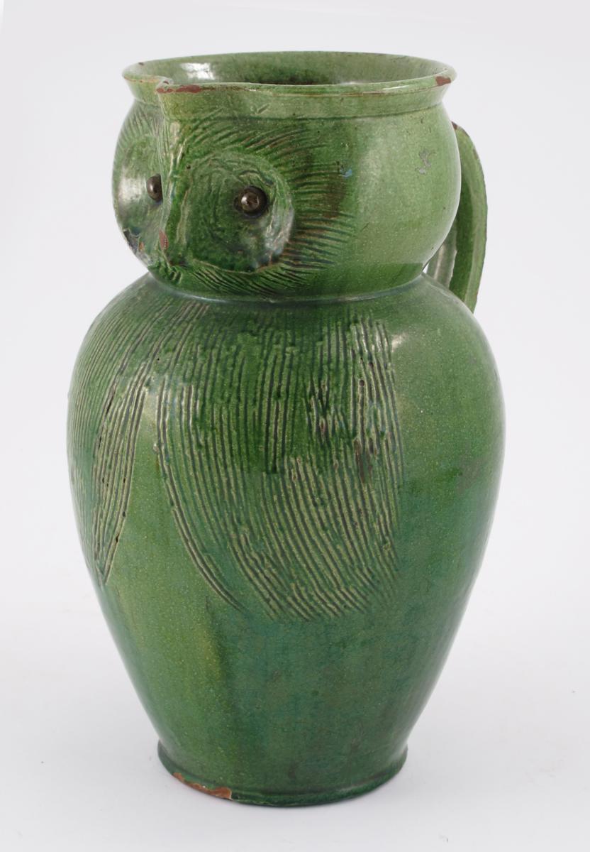 Appraisal: A large Farnham Pottery owl jug