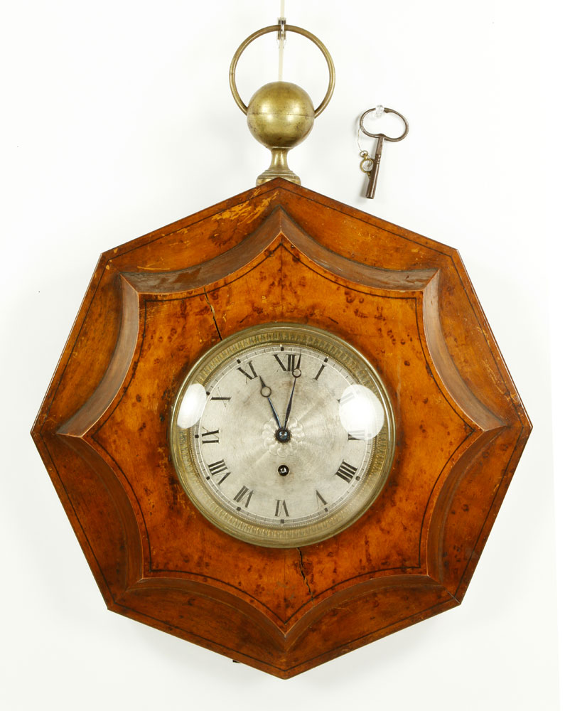 Appraisal: - Early th C Continental Wall Clock Early th century