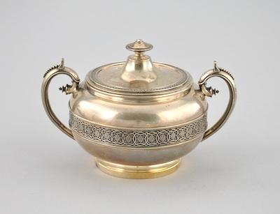 Appraisal: A Tiffany Co Sterling Silver Sugar Bowl with Lid With