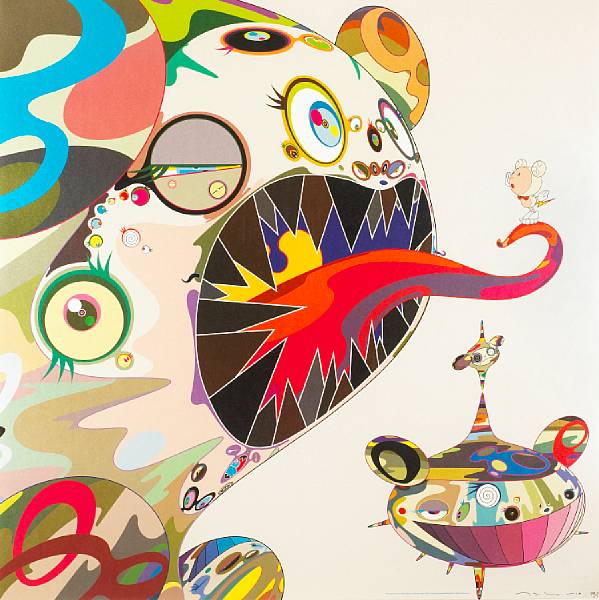 Appraisal: Takashi Murakami Japanese born Homage to Francis Bacon Study of