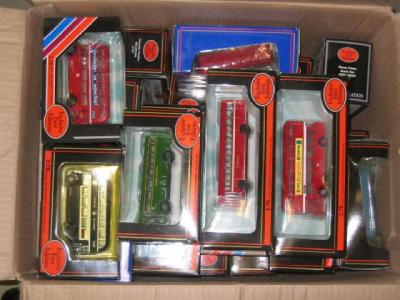 Appraisal: Thirty E F E bus and coach models boxed E