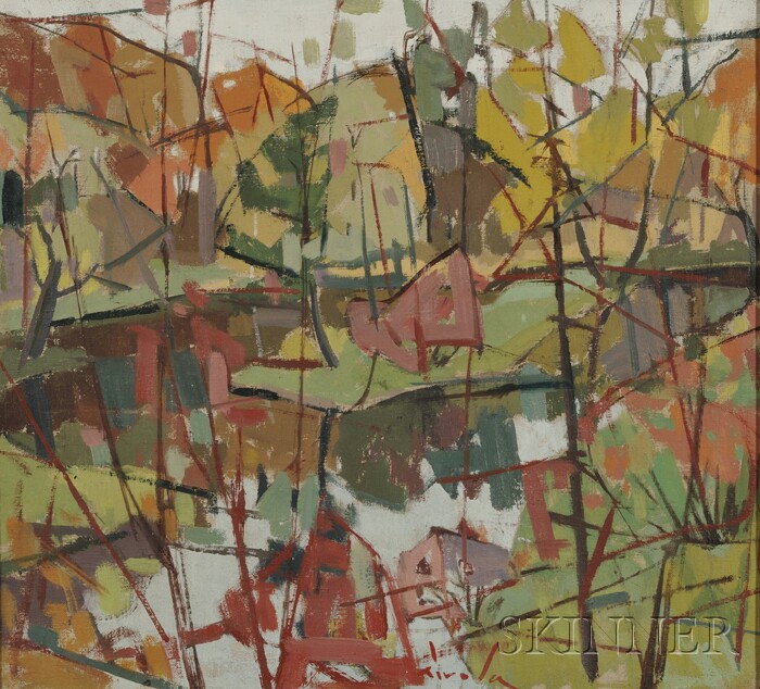 Appraisal: Attributed to Paavo Airola Canadian - Fall Signed Airola l