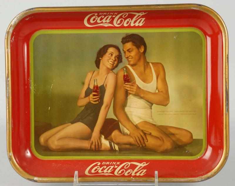 Appraisal: Coca-Cola Serving Tray Description A few shallow surface dents small