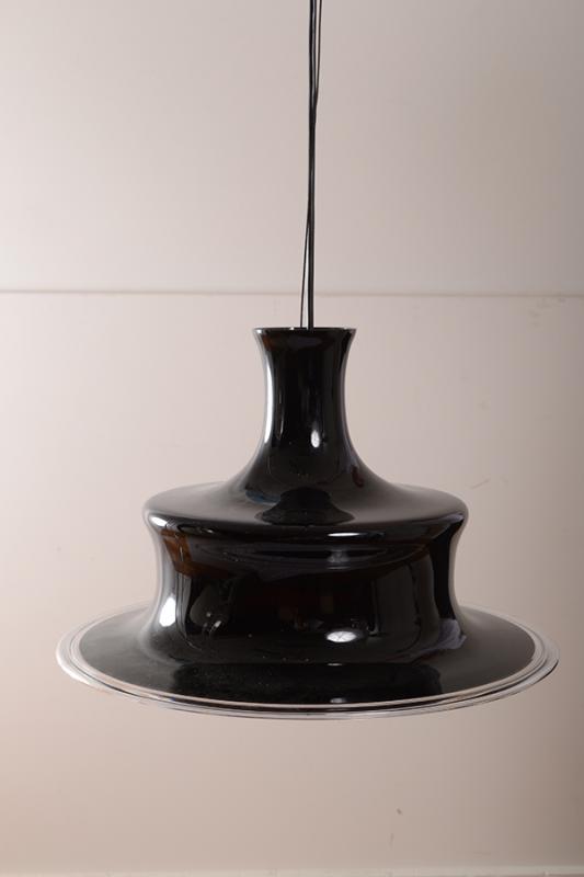 Appraisal: A GLASS PENDANT SHADE BY HOLMEGAARD A GLASS PENDANT SHADE