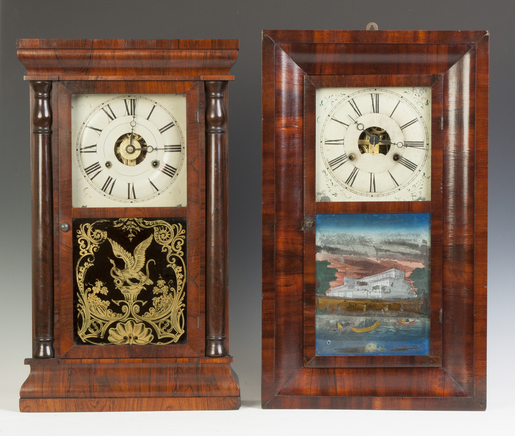 Appraisal: Seth Thomas Shelf Clock C Rosewood case original finish Original