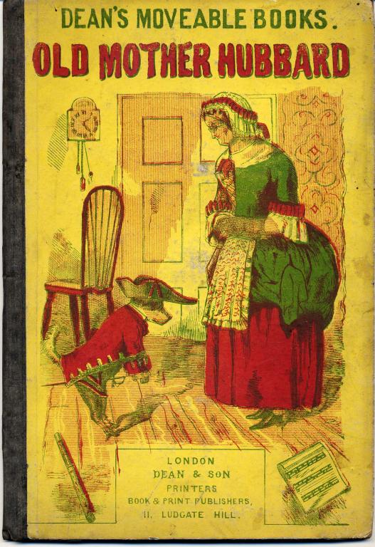 Appraisal: MARTIN SARAH CATHERINE DEAN'S MOVABLE BOOKS OLD MOTHER HUBBARD THE