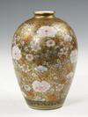 Appraisal: SMALL SATSUMA VASE - Meiji Period Satsuma Vase having a