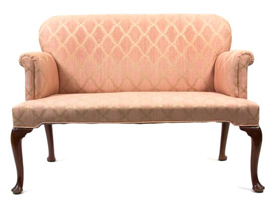 Appraisal: Sale Lot A George I Style Mahogany Love Seat th