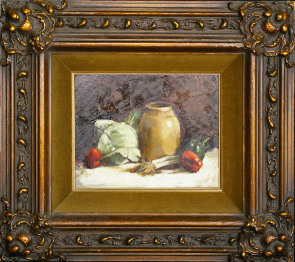 Appraisal: Joanne Thompson American th Century Still Life with Cabbage and