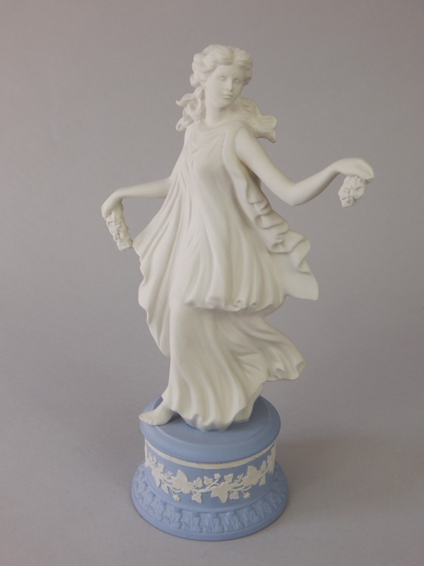 Appraisal: A Wedgwood blue Jasperware figure from The Dancing Hours Collection