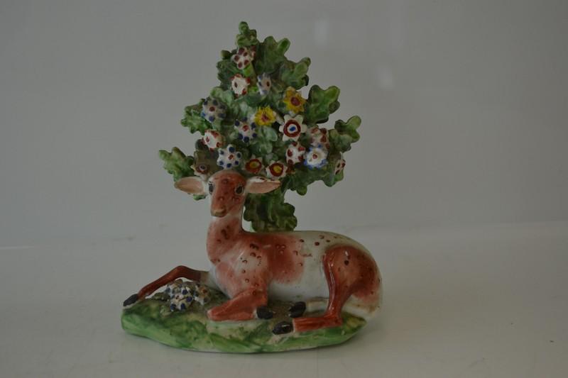 Appraisal: A TH CENTURY PORCELAIN FIGURE OF A DEER