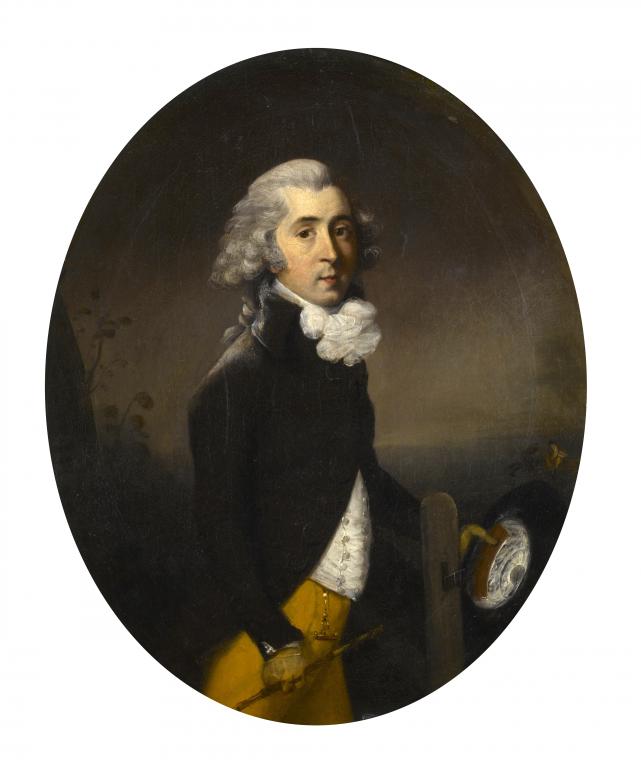 Appraisal: ATTRIBUTED TO FRANCIS ALLEYNE FL - PORTRAIT OF A GENTLEMAN