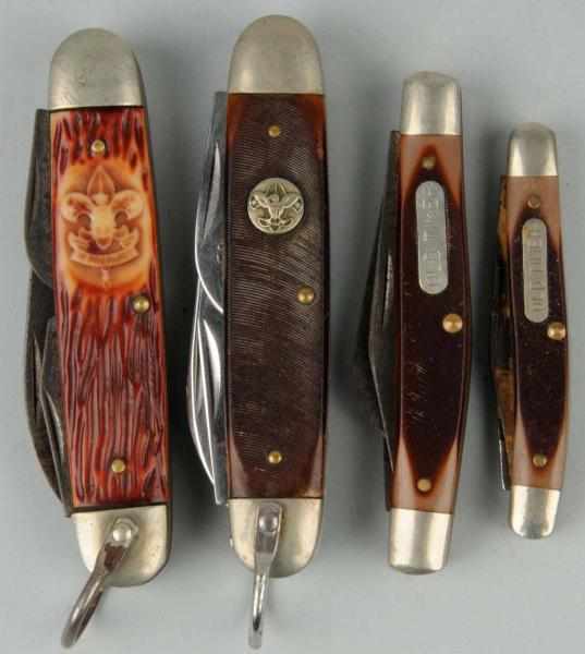 Appraisal: Lot of Pocket Knives Description Includes two Boy Scout knives