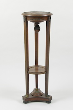 Appraisal: An Empire Style Pedestal Stand An Empire style pedestal stand