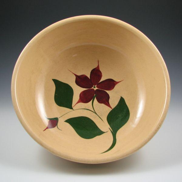 Appraisal: Watt Starflower five petal bowl Marked Oven Ware USA Excellent