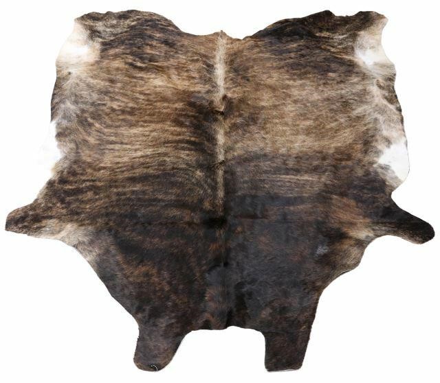 Appraisal: Cowhide brindle largest measurements approx x