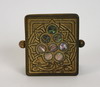 Appraisal: TIFFANY PAPERCLIP - Gilt Bronze with Abalone Shell inserts in